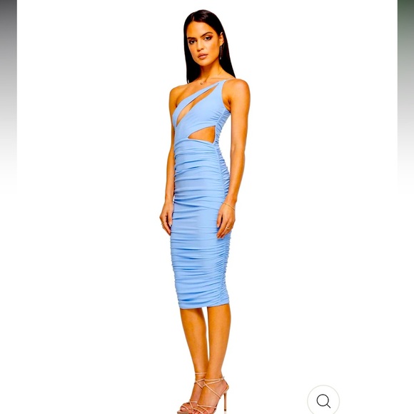 NWT Nookie Envy Midi Dress Blue sizes Medium & Large - Picture 2 of 9